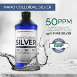 Load image into Gallery viewer, Colloidal Silver | 50 ppm Nano Silver Infused in Chelated Minerals
