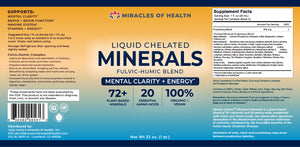 Liquid Chelated Minerals | 32 fl oz