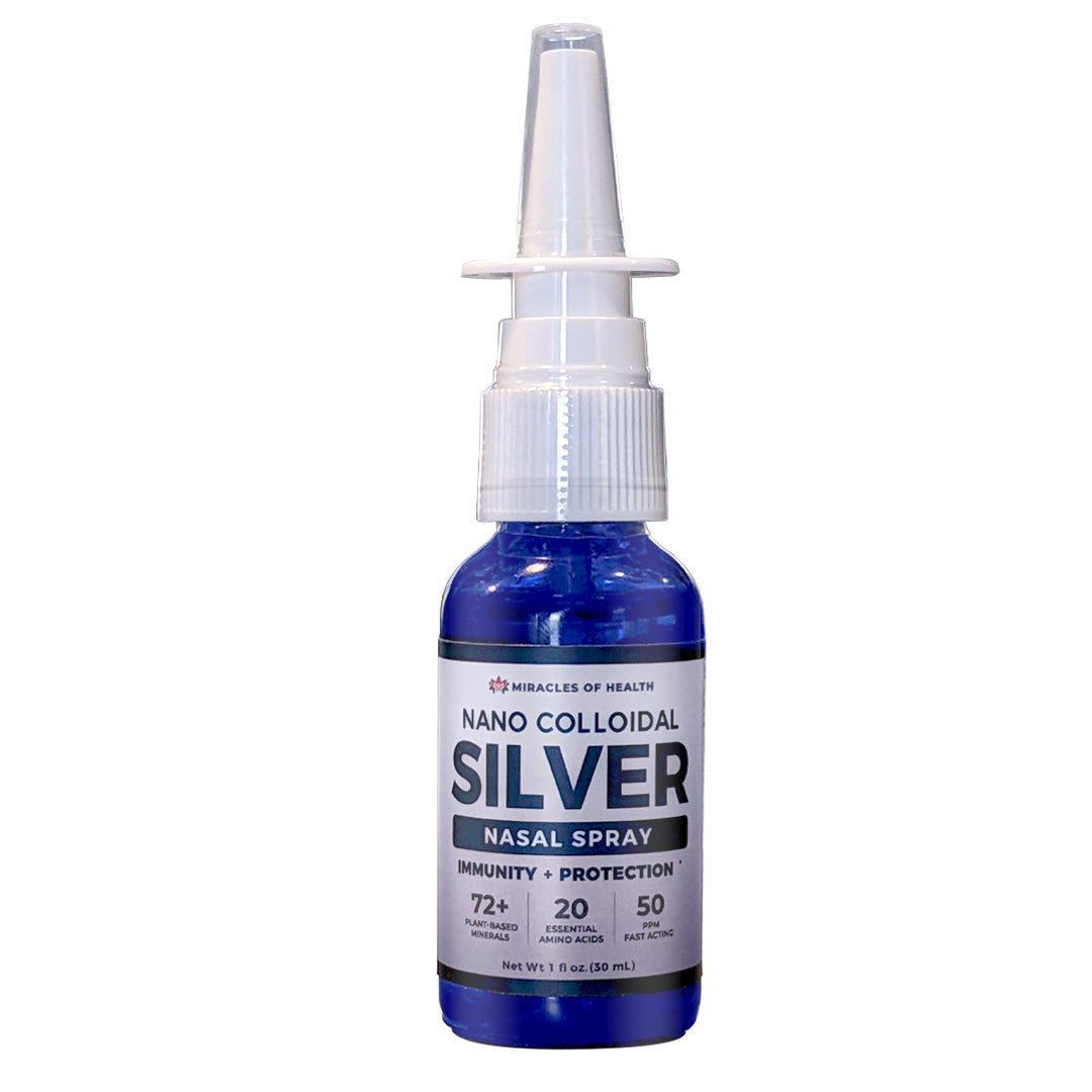 Colloidal Silver Nasal Spray (1oz) | 50ppm Nano Silver