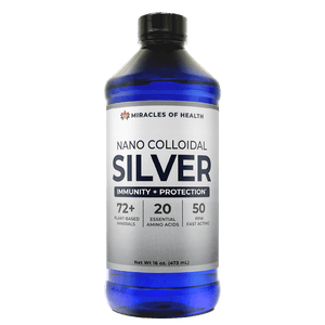 Colloidal Silver | 50 ppm Nano Silver Infused in Chelated Minerals